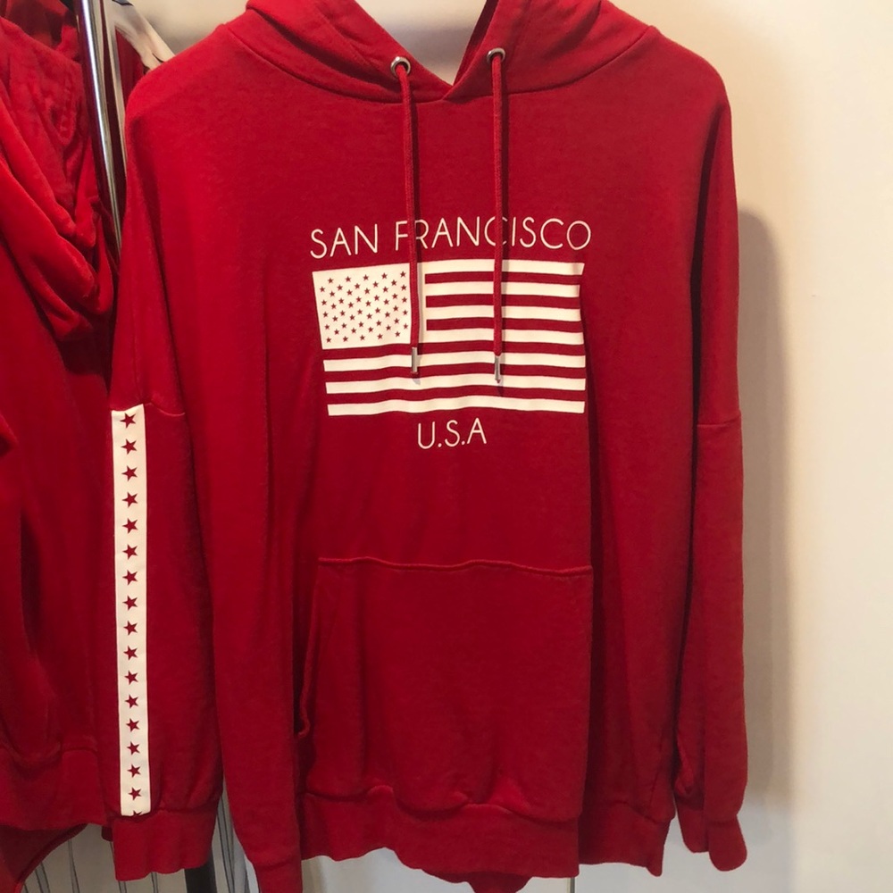 Red sweater